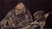 Francisco de Goya Two Women Eating Germany oil painting artist